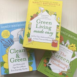 Nancy Birtwhistle Green Cleaning and Gardening Book Set