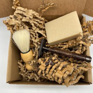 Eco Shaving Set with Soap and Brush 