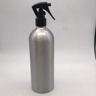 Aluminium Bottle with Black Spray Top