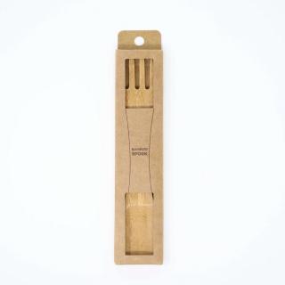 Reusable Bamboo Spork a Fork and Spoon in One | Large