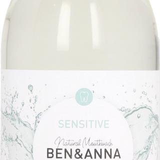 Ben and Anna Aloe Vera and Mint Sensitive Mouthwash 500ml