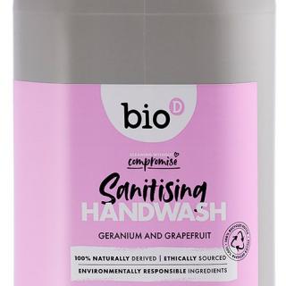 Bio-D Sanitising Hand Wash Geranium and Grapefruit - 5L