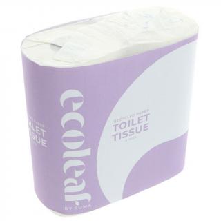 Ecoleaf Toilet Roll Recycled 4 Pack Wrapped in Paper 