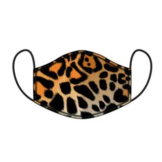 Face Mask for Adults Made From Fabric with Animal Print