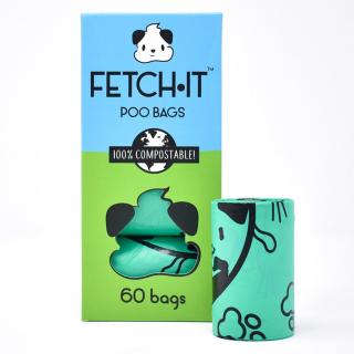 Biodegradable Dog Poo Bags - Pack of 60