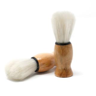 Shaving Brush Wood with Synthetic Bristles