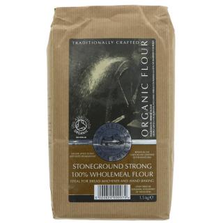 Bacheldre Wholemeal Organic Flour Ideal for Bread Makers and Hand Baking 1.5kg