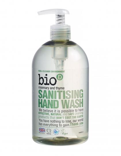 Bio D Sanitising Hand Wash Rosemary and Thyme 500ml
