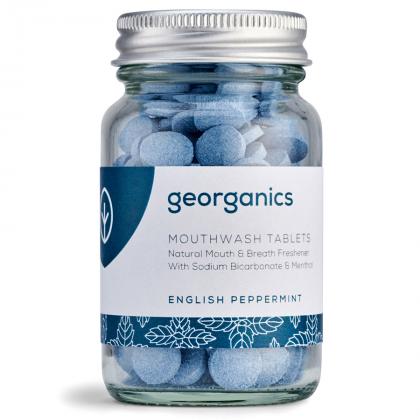 Georganics Peppermint Mouthwash Tablets x180 