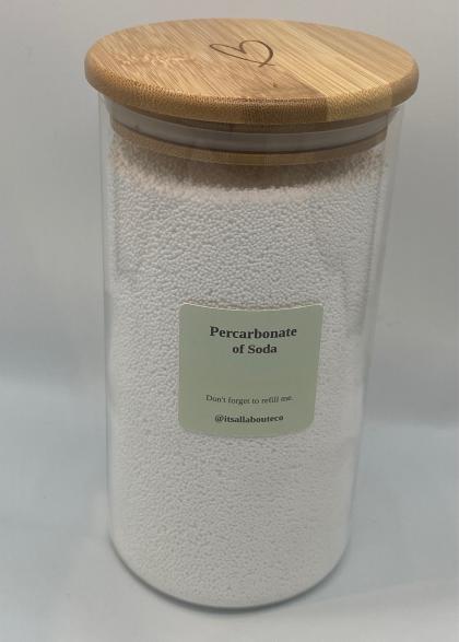 Glass Storage Jar for Percarbonate of Soda