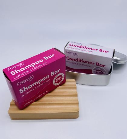 Eco Shampoo and Conditioner Bar Gift Set 