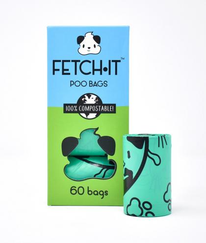 Biodegradable Dog Poo Bags - Pack of 60