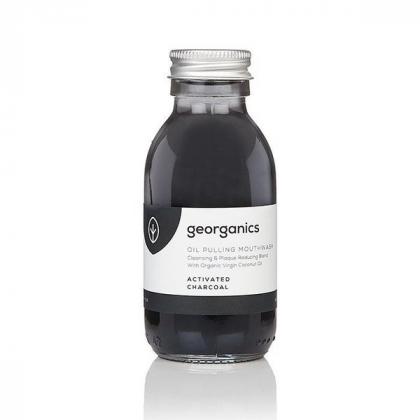 Georganics Mouthwash Oil Pulling Activated Charcoal