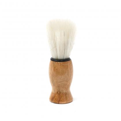 Shaving Brush Wood with Synthetic Bristles