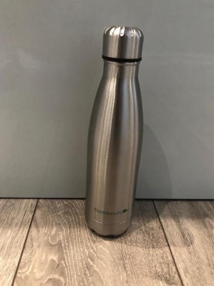 Stainless Steel Water Bottle in Chrome 500ml