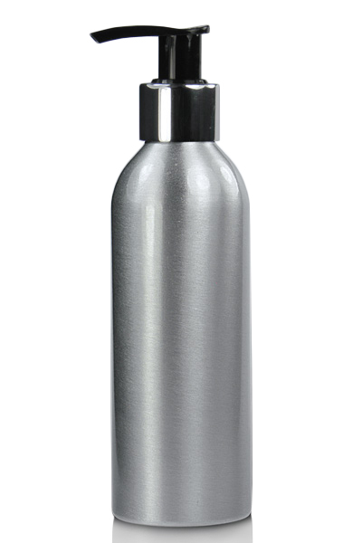 Aluminium Bottle with Pump 200ml